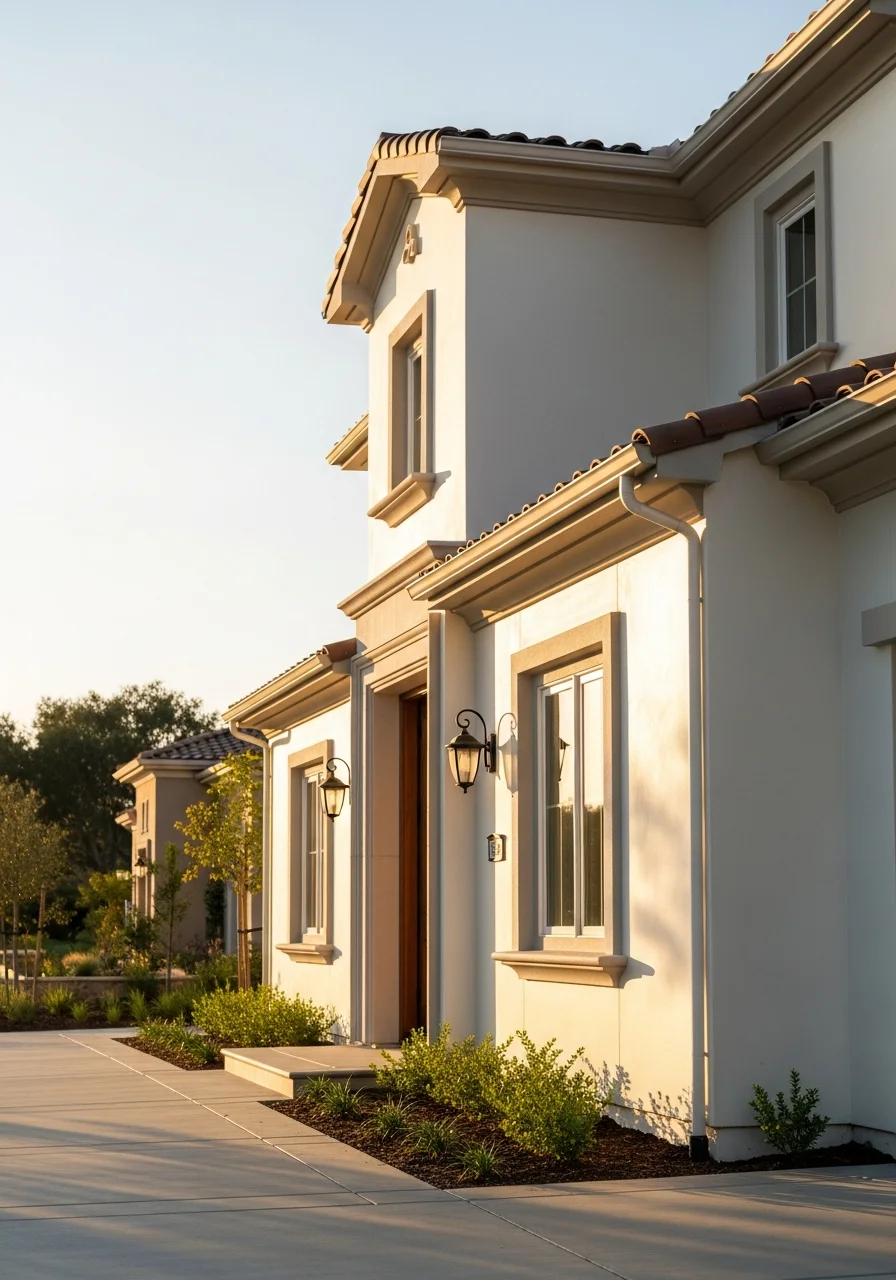 Westlake home exterior showing newer construction style and community neighborhood character.